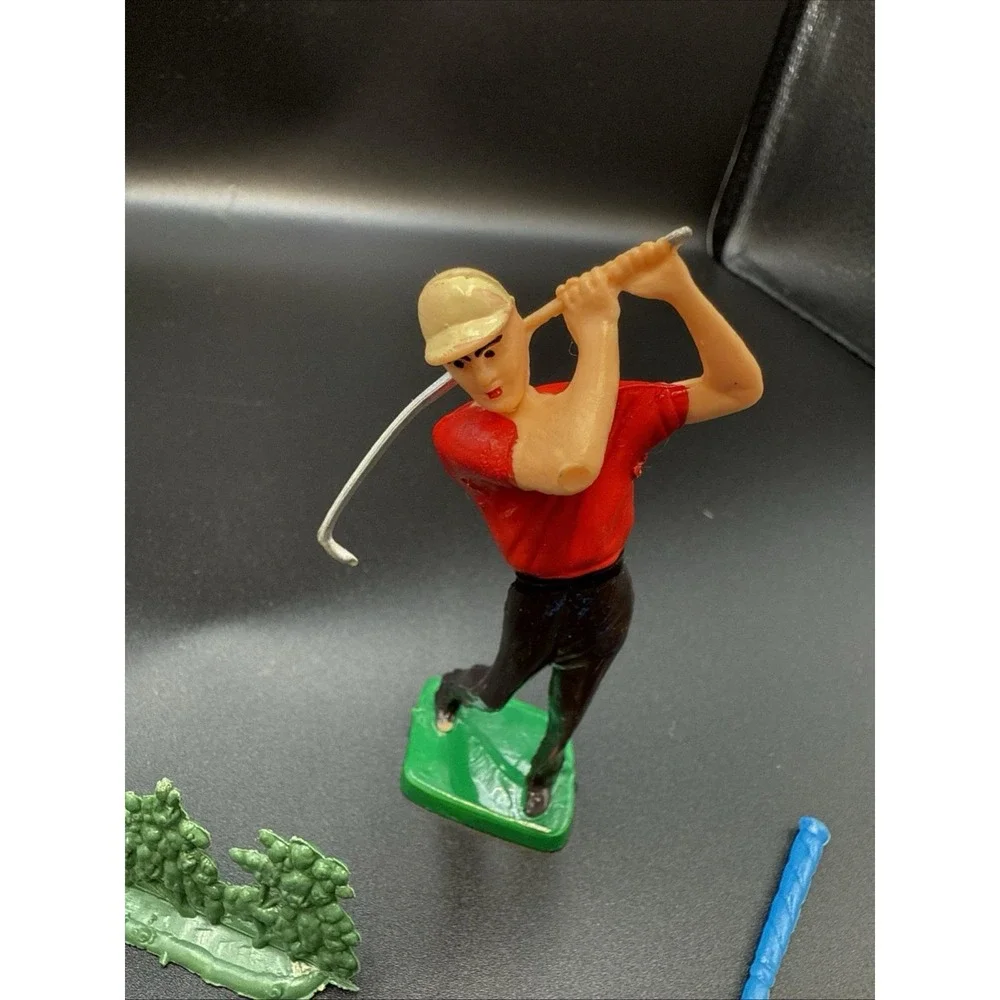 Vintage Golf Player Cake Topper Figures Made In Hong Kong‎